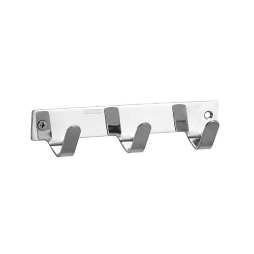 SS Three Hook Coat Hanger