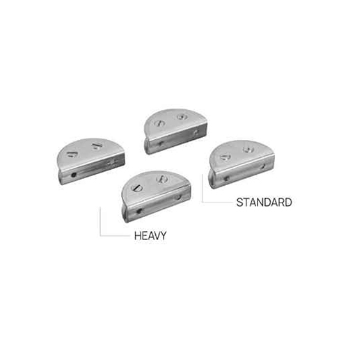 SS D Glass Bracket