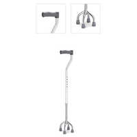 Quad Cane (m) Reliable Four-leg Walking Stick