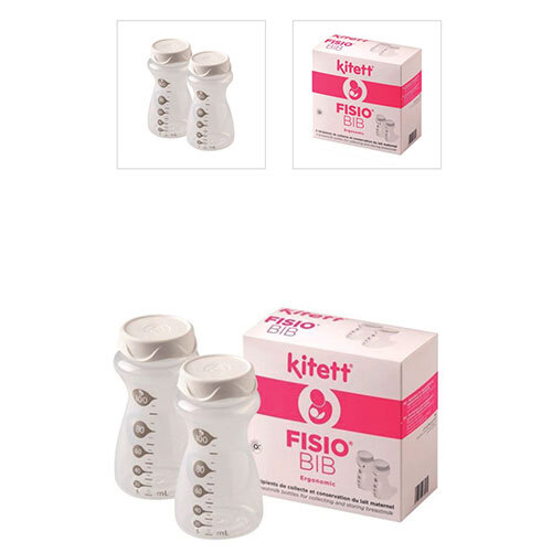 Kitett FISIO BIB Ergonomic Collection Containers and Breastmilk Storage