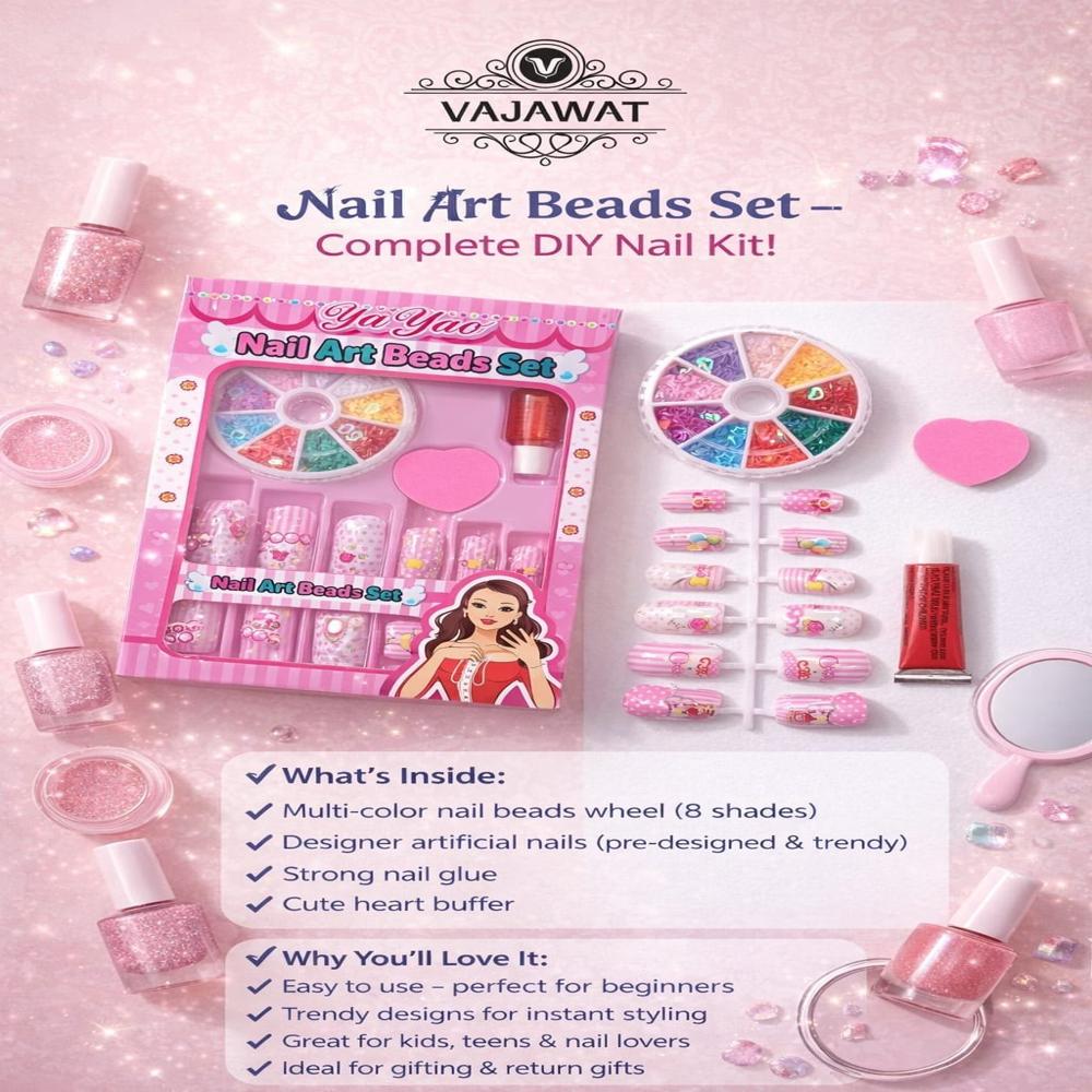 Nail Art Beads Set Special For Cute Princess