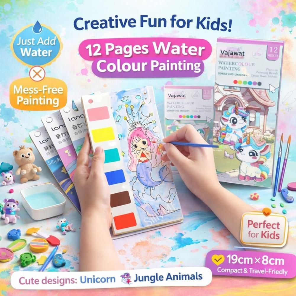 Water Colour Painting Book