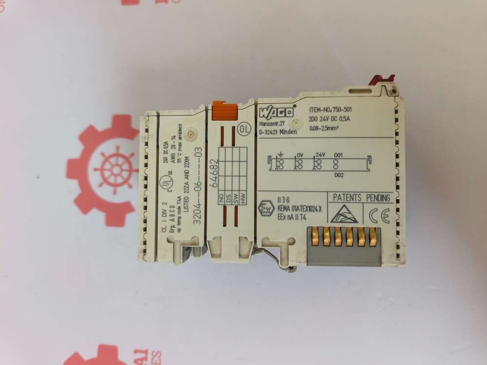 Wago 750-501 PLC 2-Channel Digital Output Module