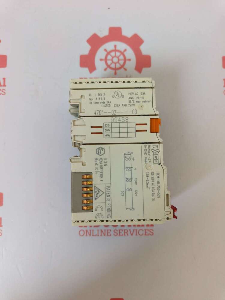 Wago 750-509 PLC 2-Channel Digital Output Module