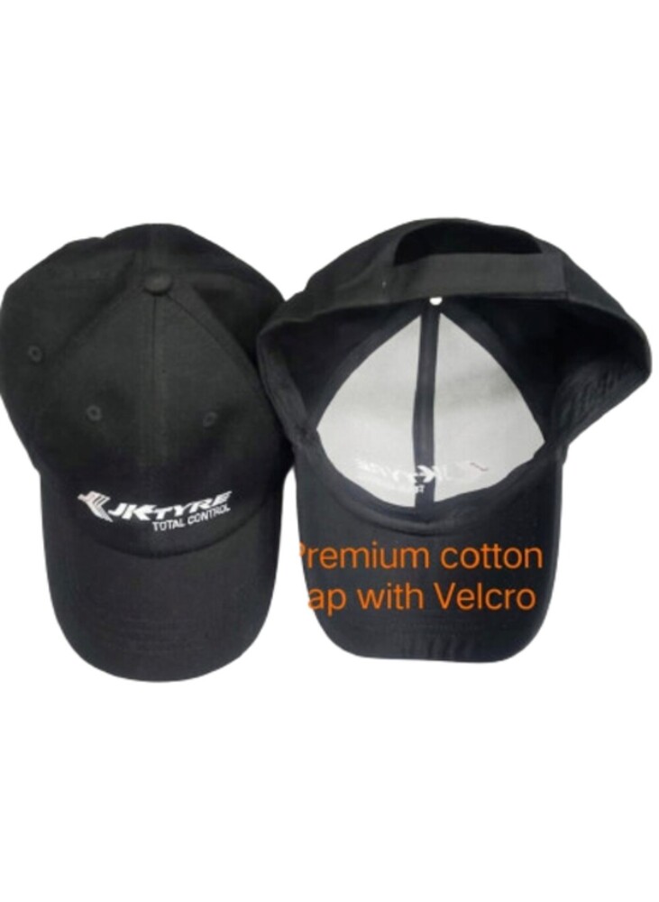 Black Premium Cotton Cap