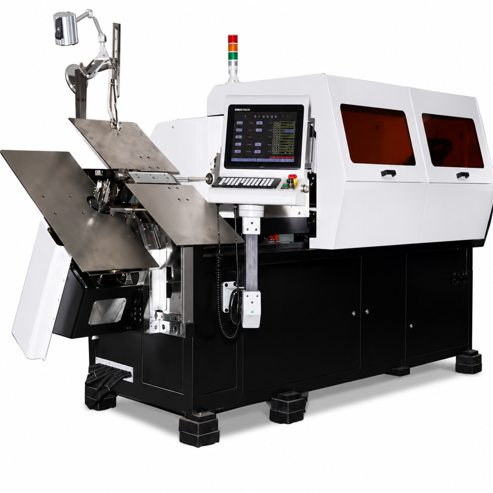 3d Cnc Wire Rotating Wire Bending Machine - Color: Blue And Grey