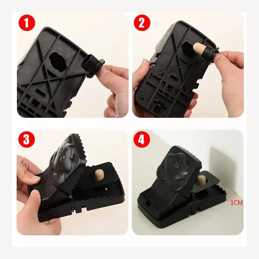 Mouse Trap Cage with Dummy Mouse Reusable Pest Control for Home & Office (1 Pc)