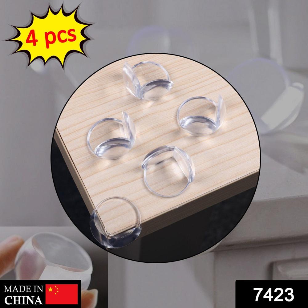 Corner Guards Clear Corner Protectors High Resistant Adhesive (Pack Of 4Pc) - Material: As Per Product Requirement