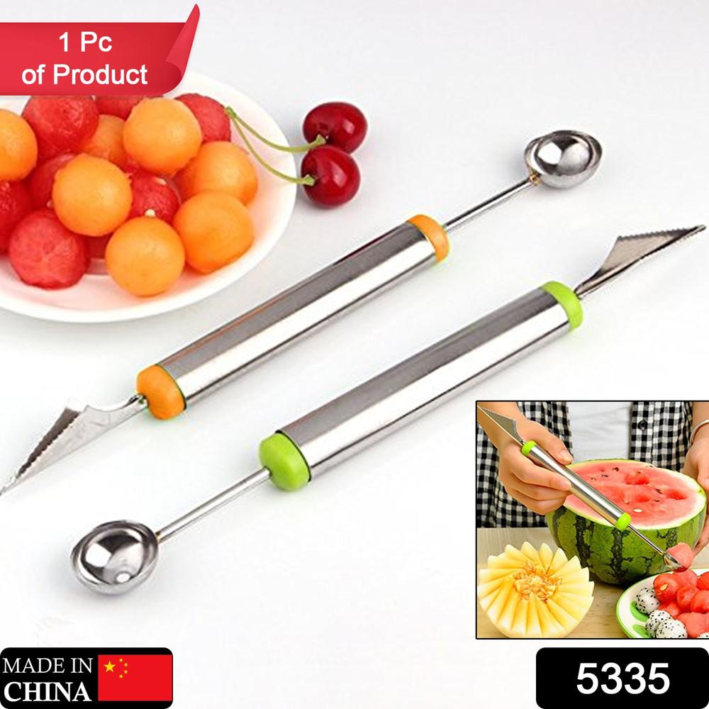 Multifunctional 2 1 Melon Baller - Stainless Steel Dig Scoop Fruit Carving Knife - Application: As Per Product Requirement