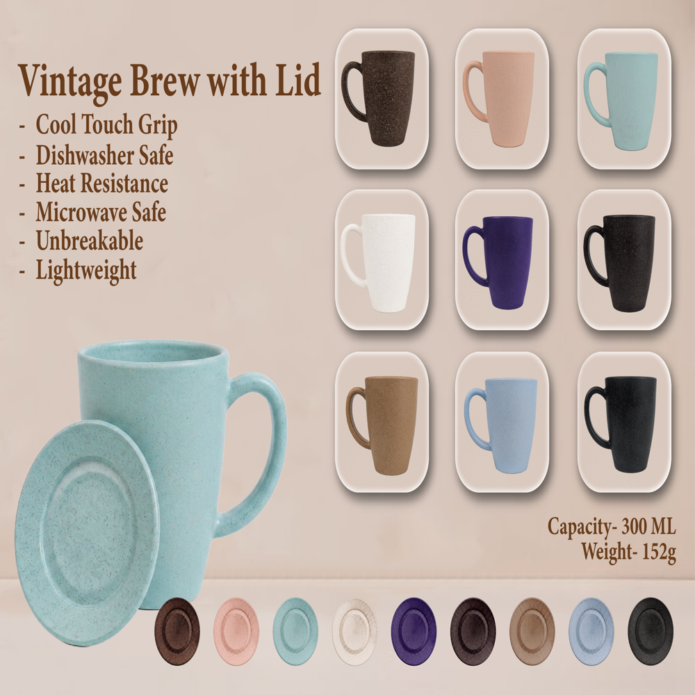 Vintage Brew with Lid
