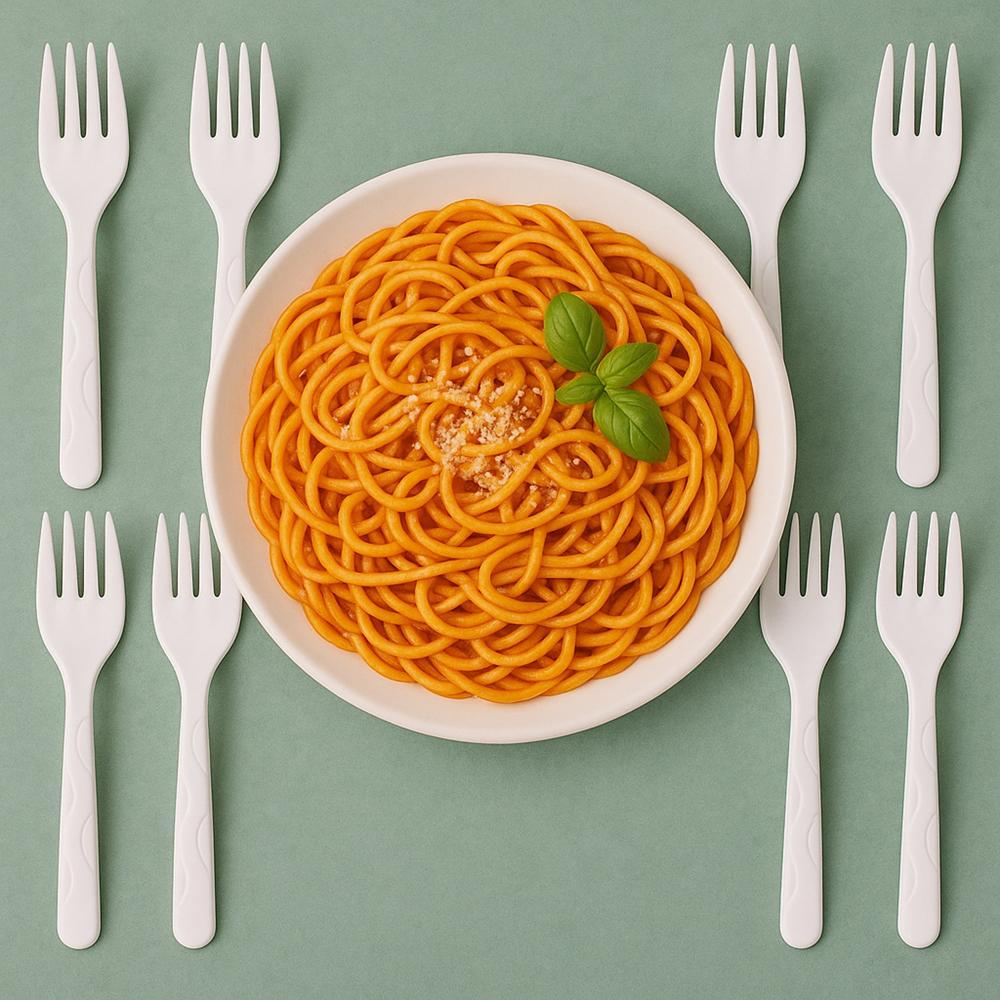 Compostable Bagasse Fork 10 Pcs Pack - Application: As Per Product Requirement