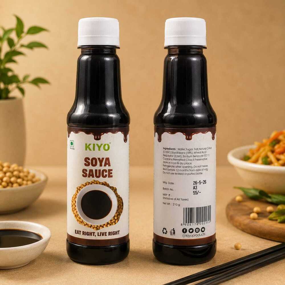 RED CHILLY SAUCE AND SOYA SAUCE