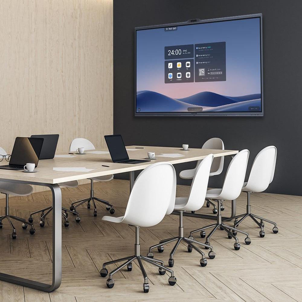 Uniq 65" Interactive Flat Panel Display - Assembly: Wall Mount / Mobile Floor Stand