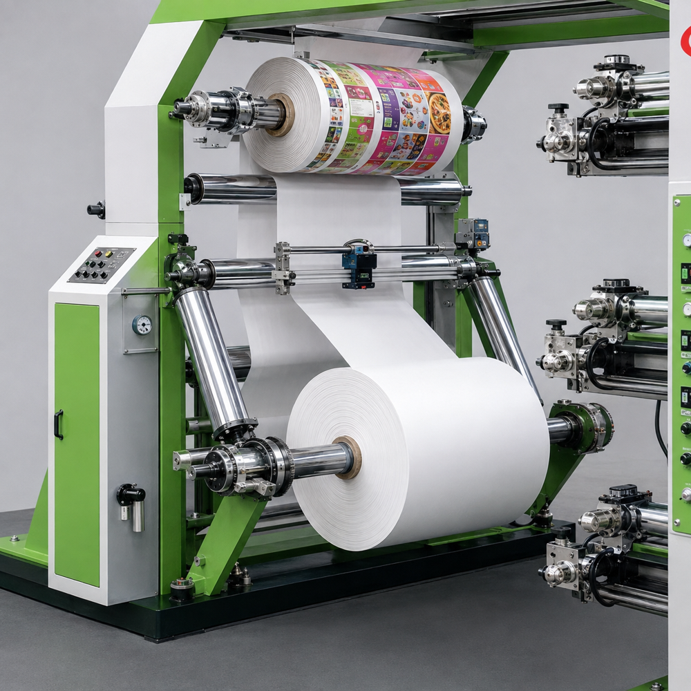 Eight Colour Stack Type Flexographic Printing Machine