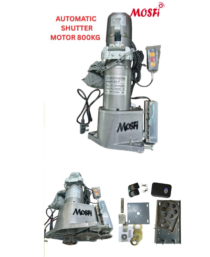 Shutter Motor 800 Kg - Color: Gray