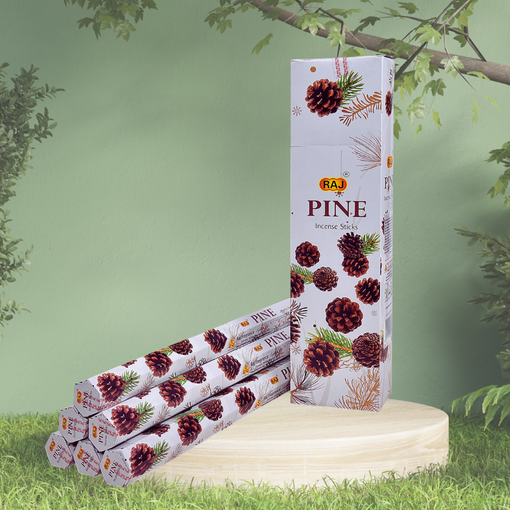 Pine Tall Hexa Incense Sticks