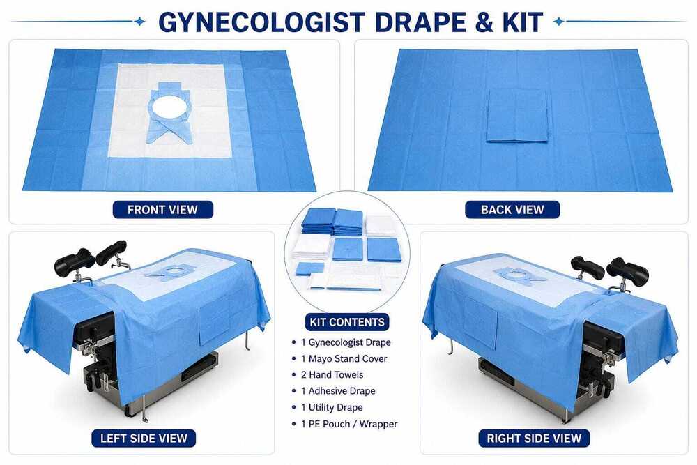 Gynecologist Drapes And Kit