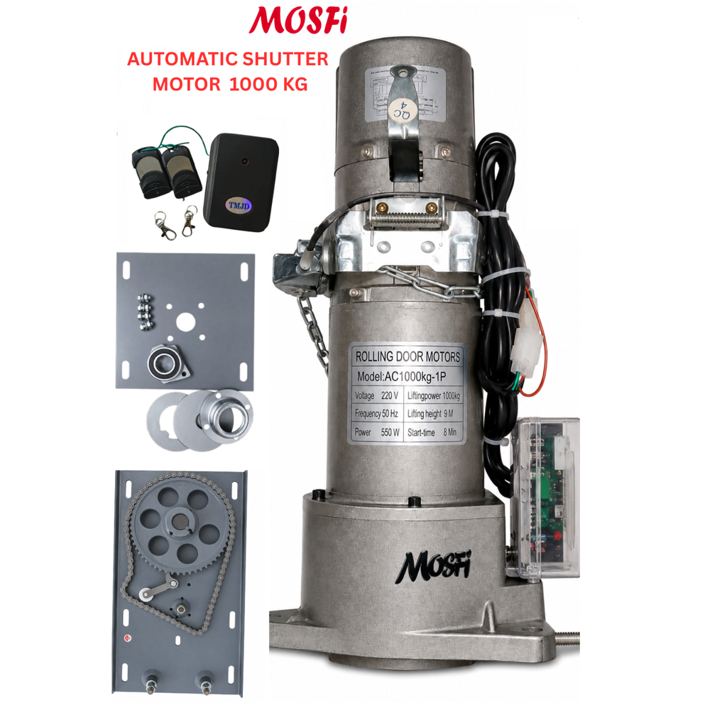 Shutter Motor 1000 Kg - Color: Gray
