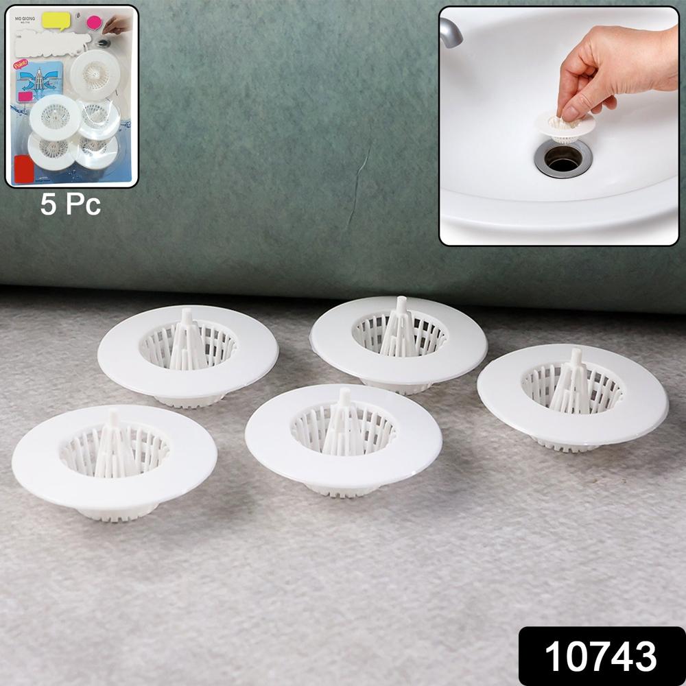 5 Pcs Multipurpose Sink Drain Hair Catcher & Strainer Filter (30~45 Mm) - Application: As Per Product Requirement