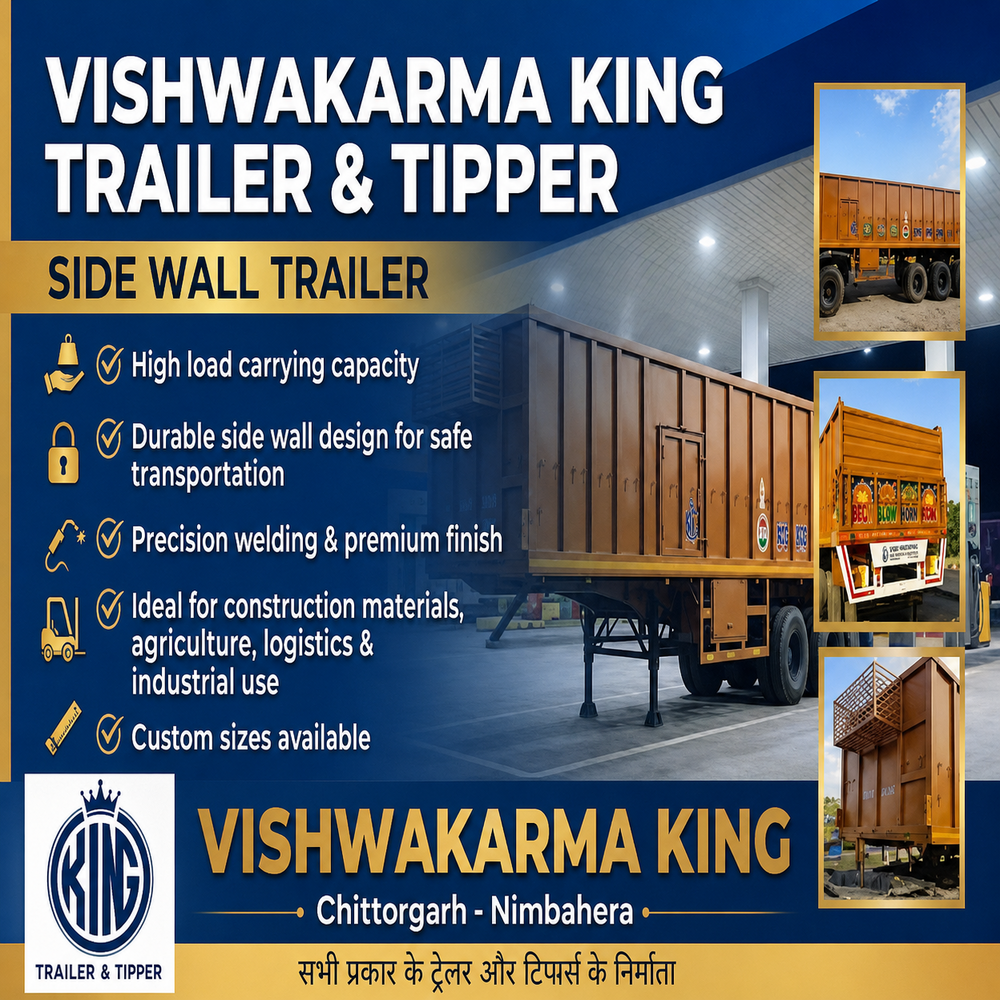 Vkt Sidewall Trailer - Capacity: 40 Ton