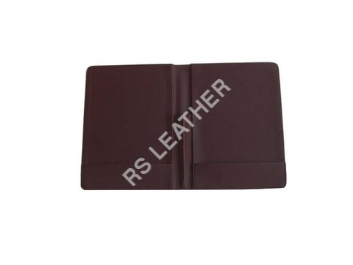 ब्राउन लेदरेट बिल होल्डर