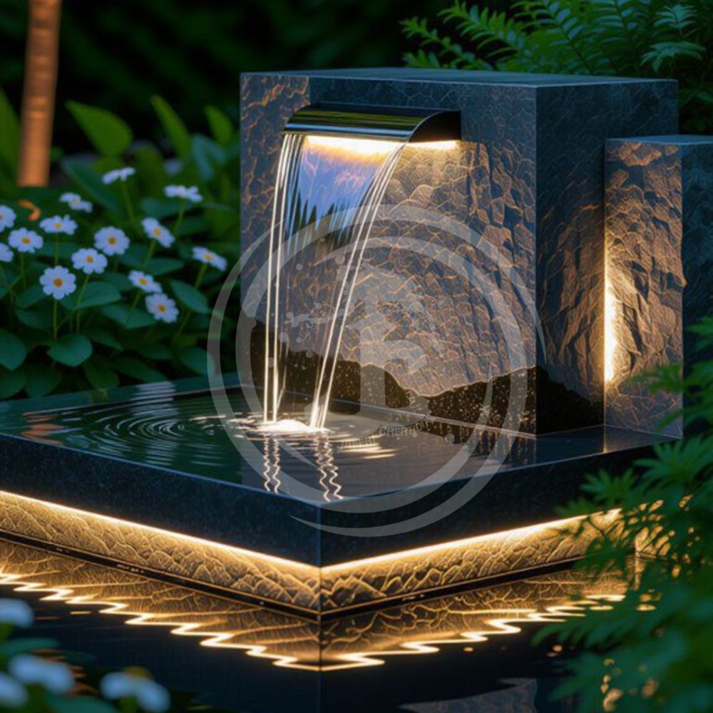 Outdoor Spillway Fountain