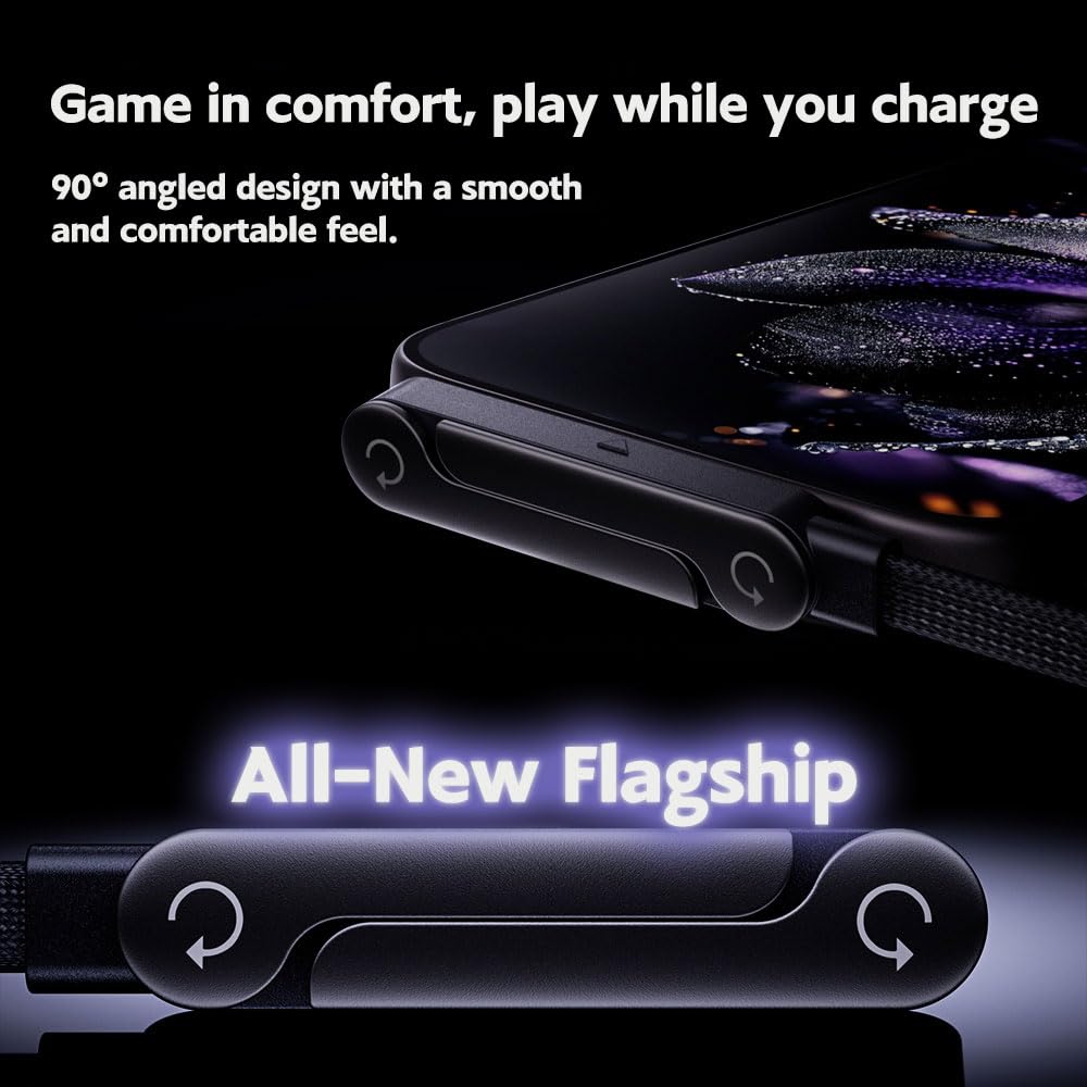 240W Type-C to Type C Fast Charging Cable with Invisible Holder