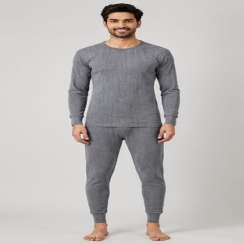 Men's Thermal Set - Color: Black