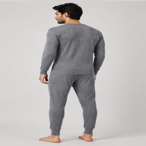 Men's Thermal Set - Color: Black