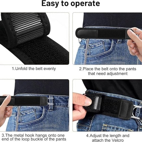 Adjustable Buckleless Belt Hook