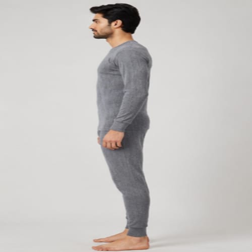 Men's Thermal Set - Color: Black
