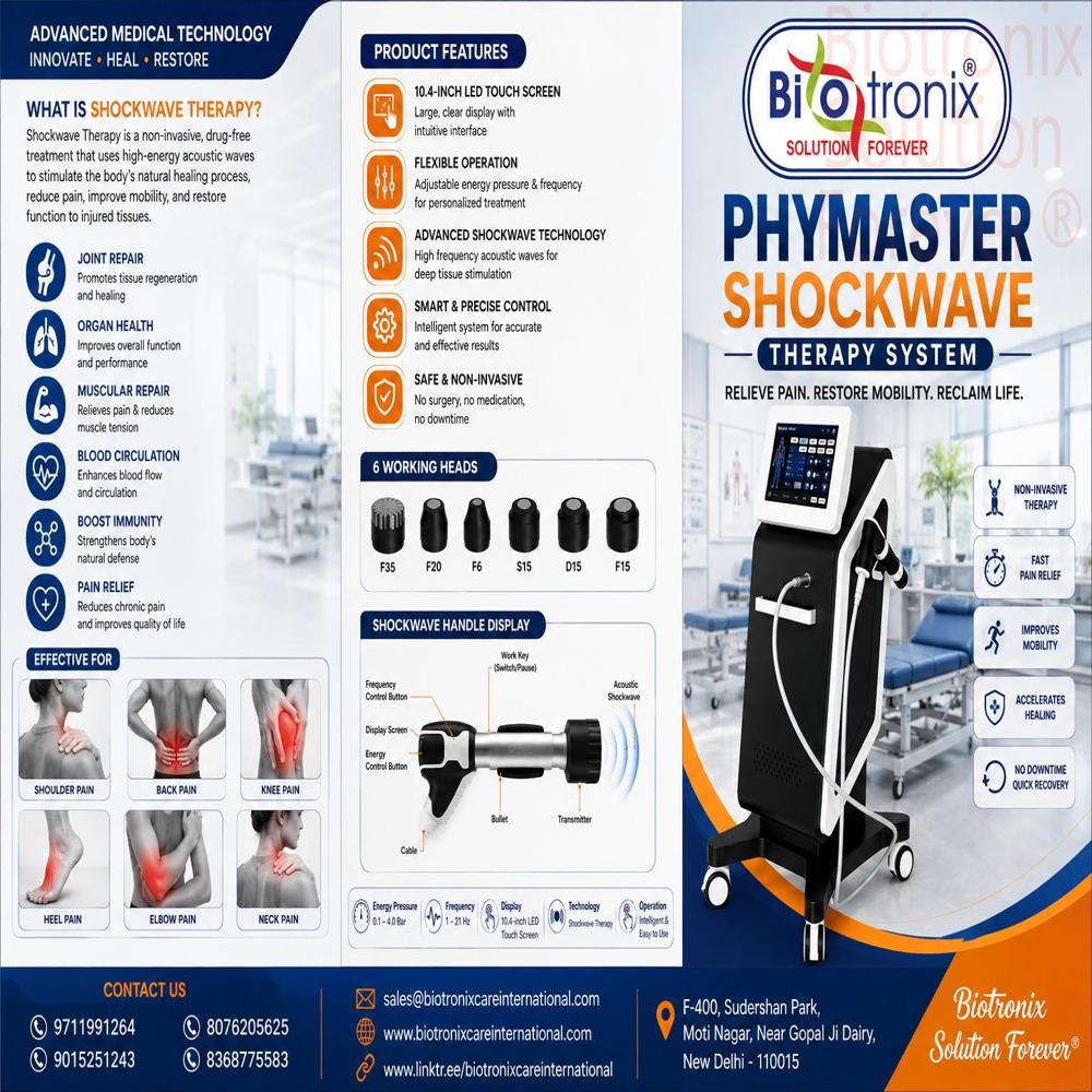 AIRSHOCK PRO Premium Physiotherapy Shockwave System