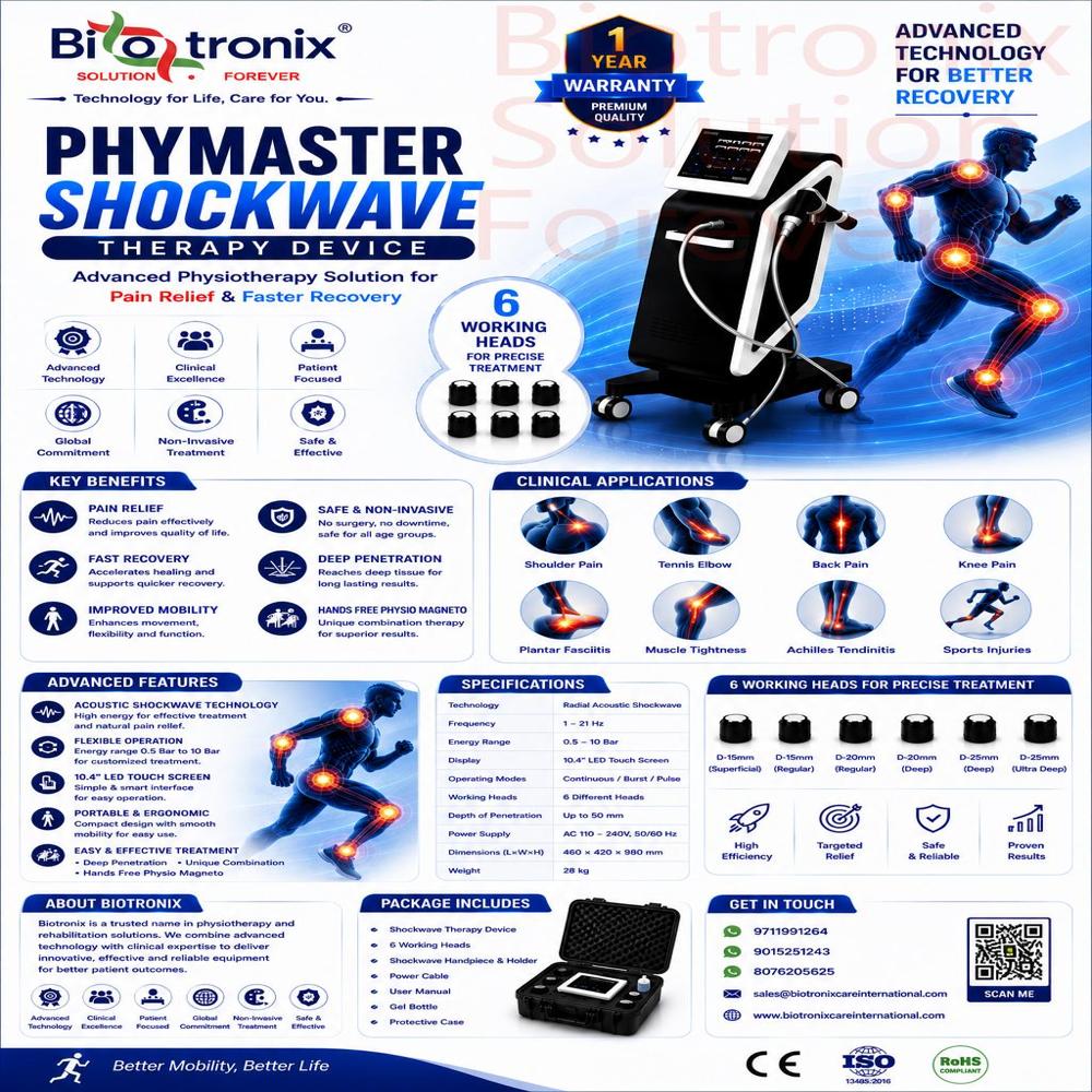 AIRSHOCK PRO Premium Physiotherapy Shockwave System