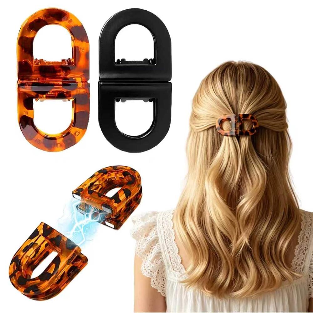 agnetic Hair Clip for Women | Foldable Magnetic Hair Clamp
