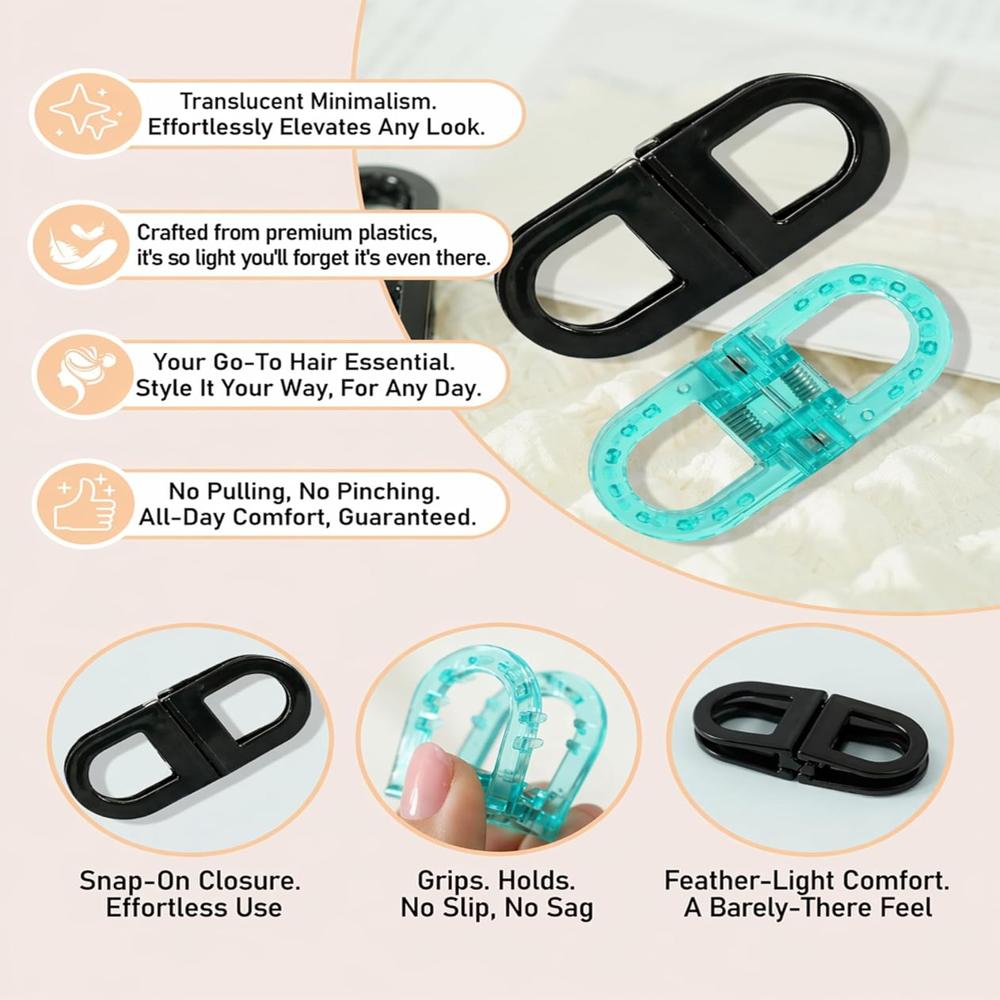 agnetic Hair Clip for Women | Foldable Magnetic Hair Clamp