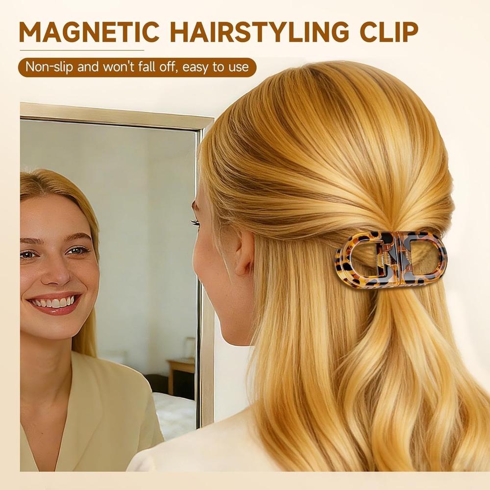 agnetic Hair Clip for Women | Foldable Magnetic Hair Clamp