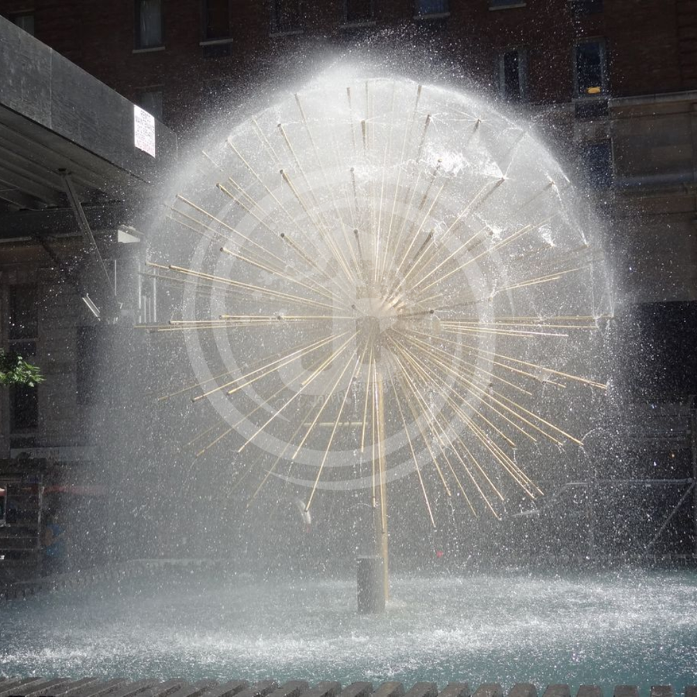 Outdoor Dandelion fountain