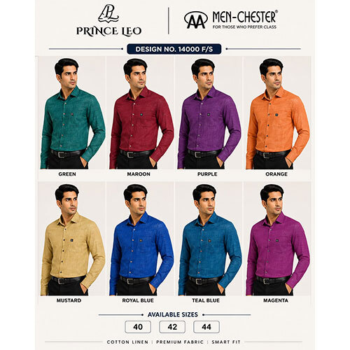 14000 FS Mens Solid Color Shirts