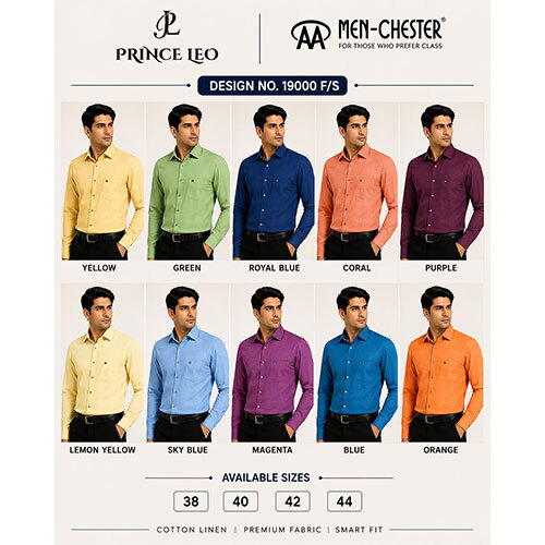 19000 FS Mens Plain Office Shirts