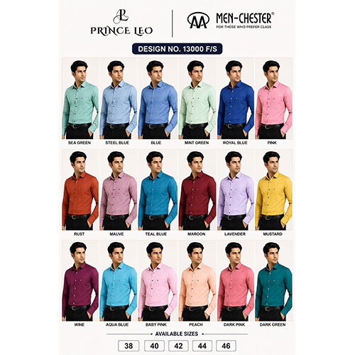 13000 FS Mens Full Sleeve Formal Shirts