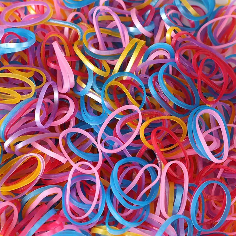 Unbreakable Nylon Rubber Bands Reusable Elastic for Office Home