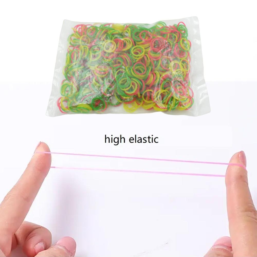 Unbreakable Nylon Rubber Bands Reusable Elastic for Office Home