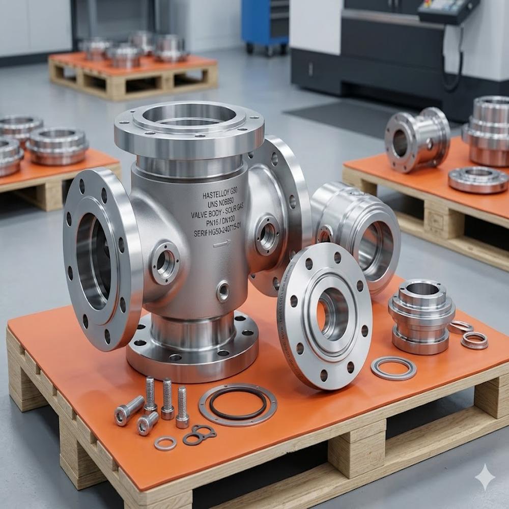 Hastelloy G150 UNS N06950 Forgings for Sulfuric Acid Oilfield Sour Service Valve Parts, Wellhead Components, Shafts Rings