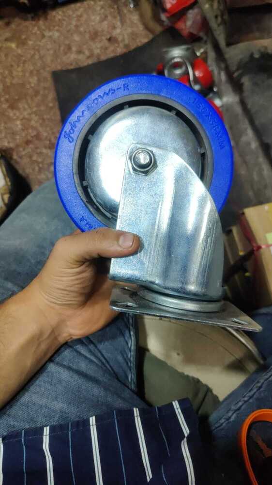 6 Inch Johnson Blue TPR Heavy Duty Swivel Caster