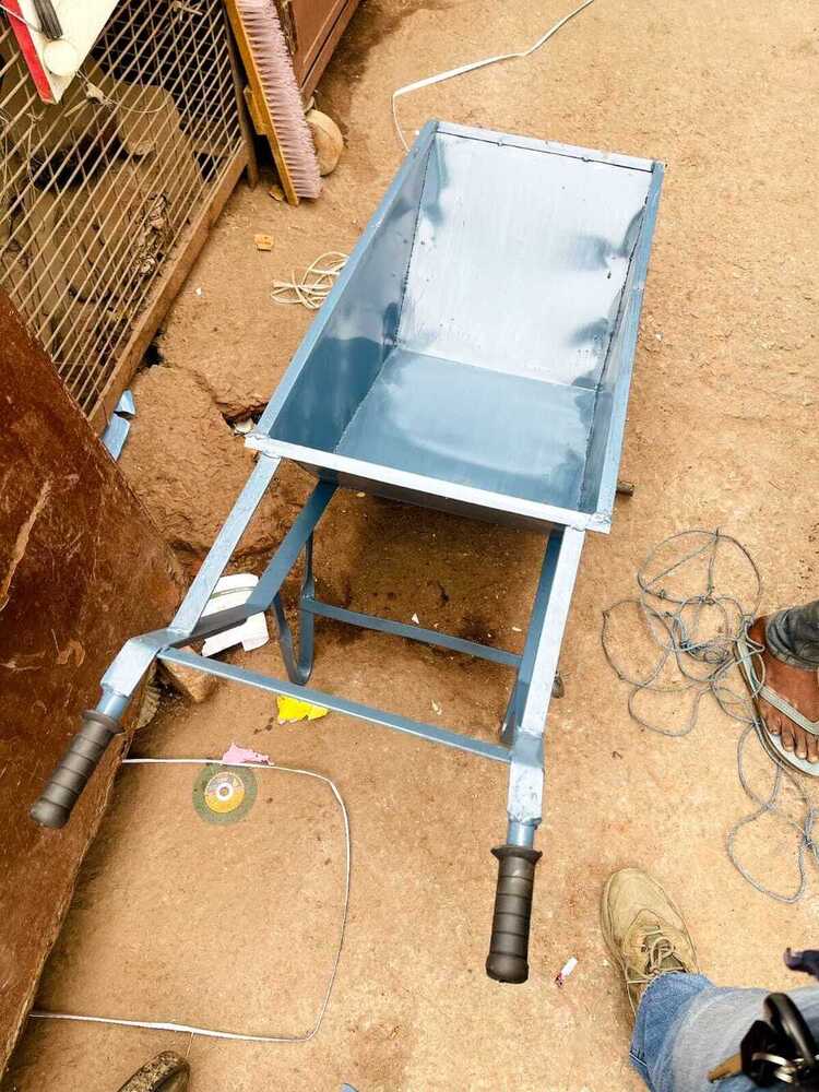 Single Steel Wheelbarrow Trolley