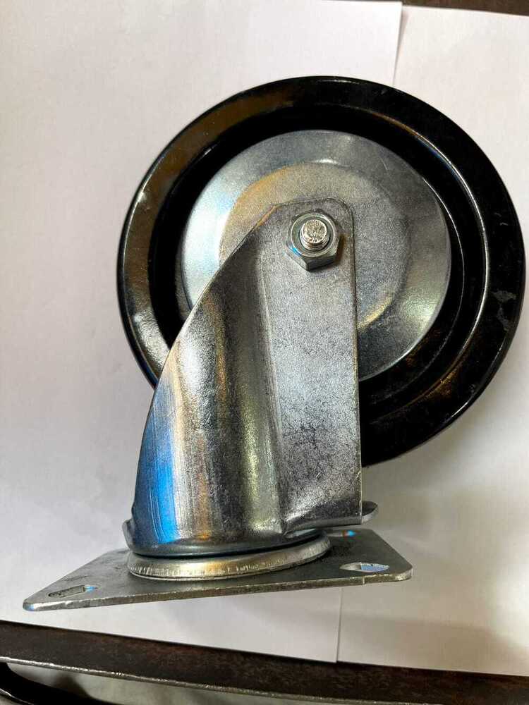 High Temperature Heat Resistant Black Plate Caster