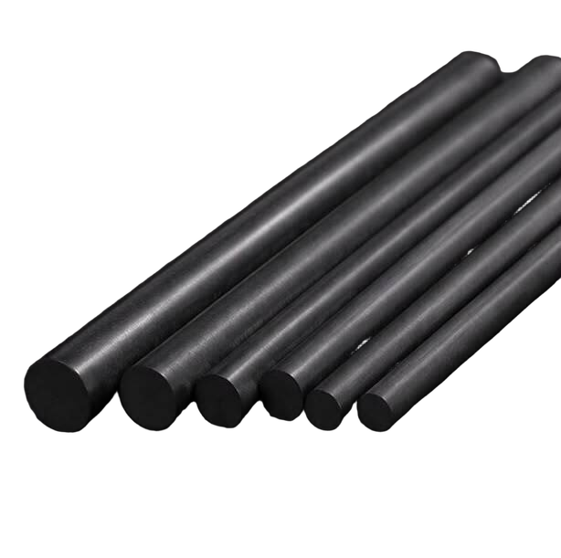 PTFE Carbon Filled Rod (6mm-200mm Dia, Extruded & Moulded)