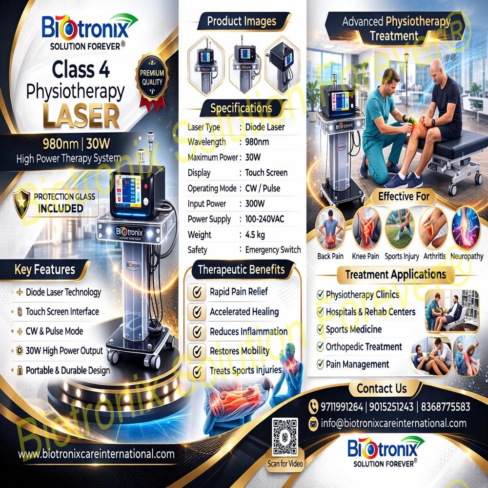 Affordable Class 4 Laser Therapy for Modern Physiotherapy