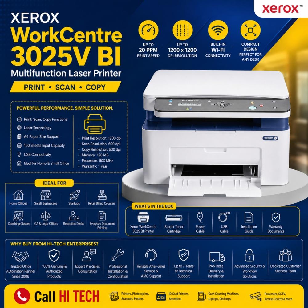 Xerox WorkCentre 3025V BI Multifunction Laser Printer