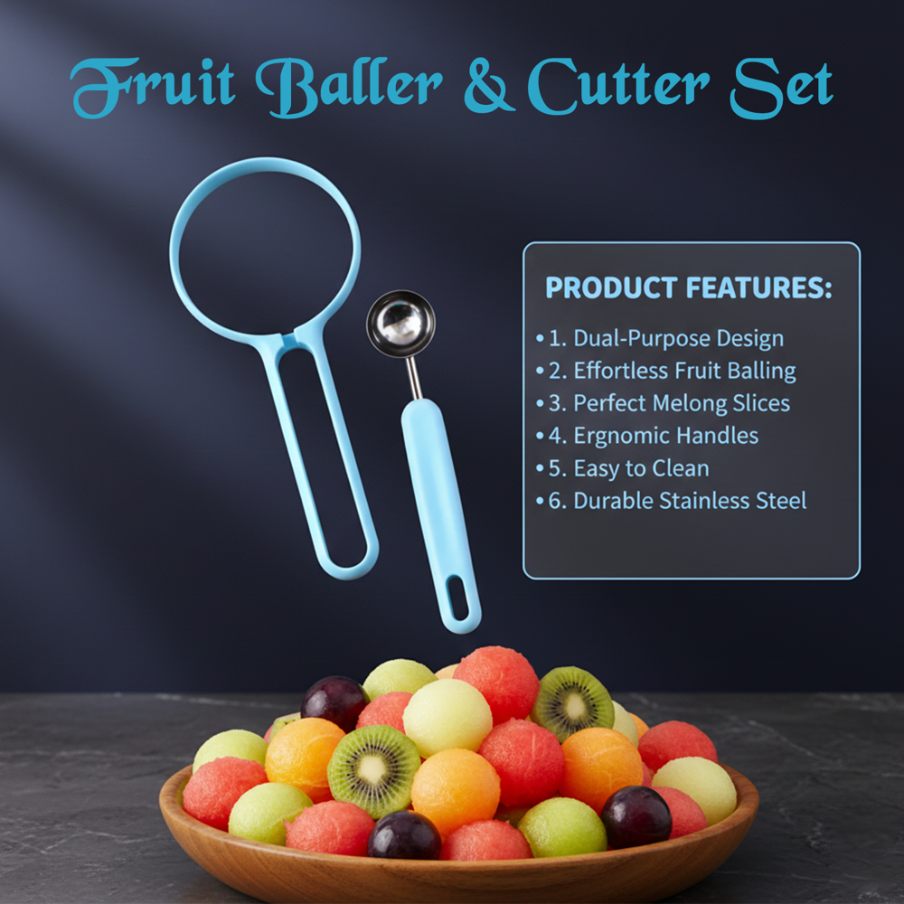 Multi-function Melon Baller And Fruit Cutter Set - Application: As Per Product Requirement